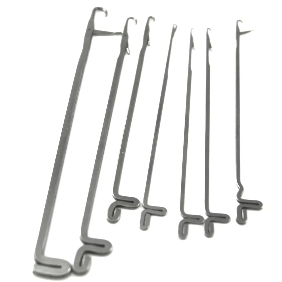 7 Mixed Size Latch Needles Crochet Hook Knitting tools Bearded Hooked Needles Hand Crafts Tools Supplies DIY Accessories
7 Mixed Size Latch Needles Crochet Hook Knitting tools Bearded Hooked Needles Hand Crafts Tools Supplies DIY Accessories