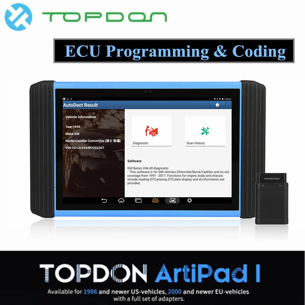 Topdon ArtiPAD I Auto ECU Programming Coding for Mercedes Benz Diagnostic Tool Professional Automotive OBD2 Scanner Code Reader
Topdon ArtiPAD I Auto ECU Programming Coding for Mercedes Benz Diagnostic Tool Professional Automotive OBD2 Scanner Code Reader