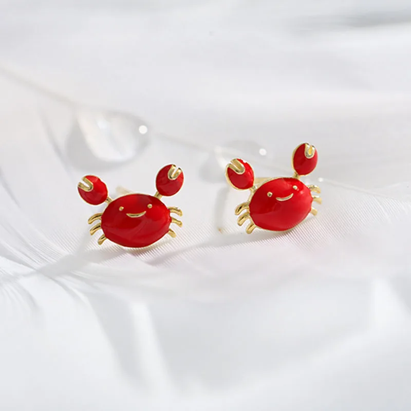 New Japanese and Korean Cartoon Crab Earrings Creative Animal Earrings Individual Red Earrings Female
New Japanese and Korean Cartoon Crab Earrings Creative Animal Earrings Individual Red Earrings Female