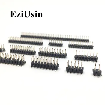 

SMT 1.27mm 1.27 Double Row Male Breakaway PCB Board Pin Header Connector Pinheader 2*3/4/5/6/7/8/10/12/15/20/40p 3-50P