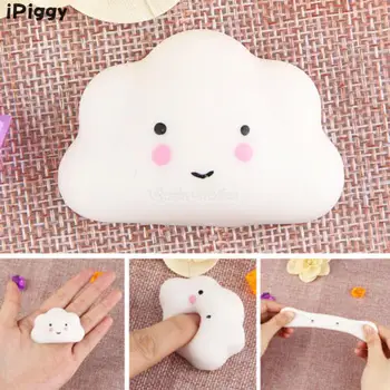 

Accessories Decompression Hand Toys 1PCS Squishy Cute Mini Squeeze Stretchy Healing Clouds Mochi Anti Stress Phone Straps