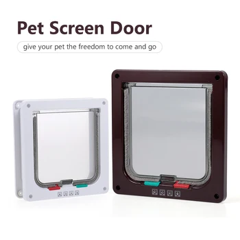Safe Entry Ferromagnetic Pet Dog Flap Door Pet Dog Gate For Cat 4 Ways Locking Automatically Close Cats Door For Small Dogs
Safe Entry Ferromagnetic Pet Dog Flap Door Pet Dog Gate For Cat 4 Ways Locking Automatically Close Cats Door For Small Dogs