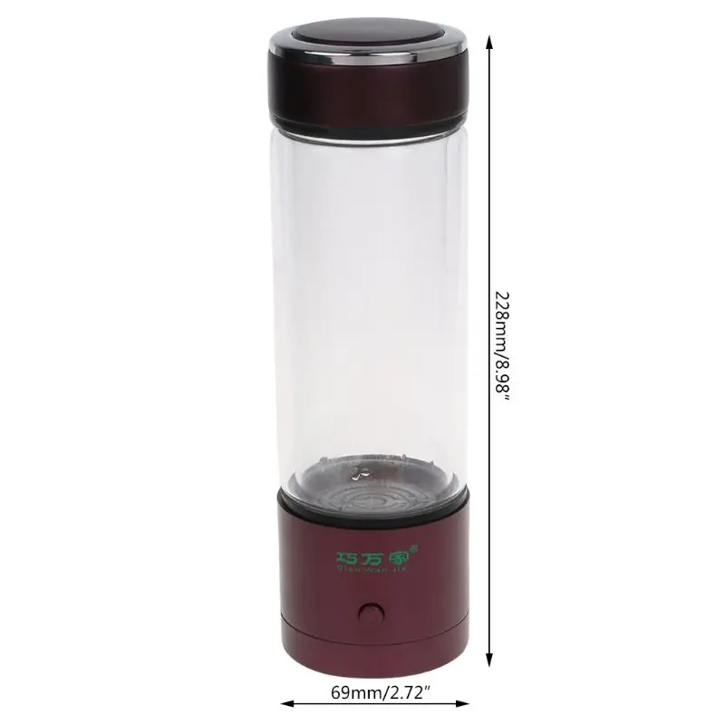 Double-layer Rich Hydrogen Water Generator Bottle SPE/ PEM Water Ionizer Bottles H2 & O2 Seperate Mar28
Double-layer Rich Hydrogen Water Generator Bottle SPE/ PEM Water Ionizer Bottles H2 & O2 Seperate Mar28