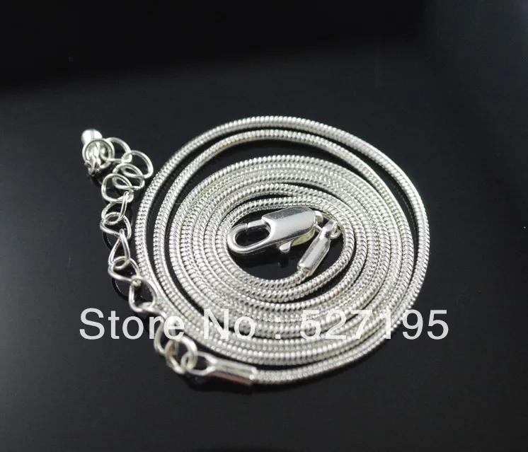 free shipping wholesale 1.2mm 18inch silver plated snake chain with Extended chain and drops Fit European Charm Beads
free shipping wholesale 1.2mm 18inch silver plated snake chain with Extended chain and drops Fit European Charm Beads