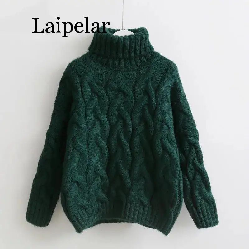 Laipelar Women Turtleneck Sweaters Autumn Winter 2019 Pull Jumpers European Casual Twist Warm Sweaters Female oversized sweater
Laipelar Women Turtleneck Sweaters Autumn Winter 2019 Pull Jumpers European Casual Twist Warm Sweaters Female oversized sweater