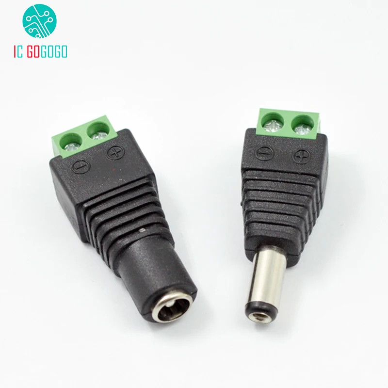 5pcs 5.5*2.1mm Adapter Male Female Head Connector DC Power Supply To Terminal Plug Jack Free-solder 2.1 x 5.5 DIY
5pcs 5.5*2.1mm Adapter Male Female Head Connector DC Power Supply To Terminal Plug Jack Free-solder 2.1 x 5.5 DIY