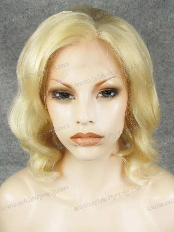 Short Bob Bodywave Blonde Wig Heat Resistant Synthetic Lace Front Wig For Summer
Short Bob Bodywave Blonde Wig Heat Resistant Synthetic Lace Front Wig For Summer