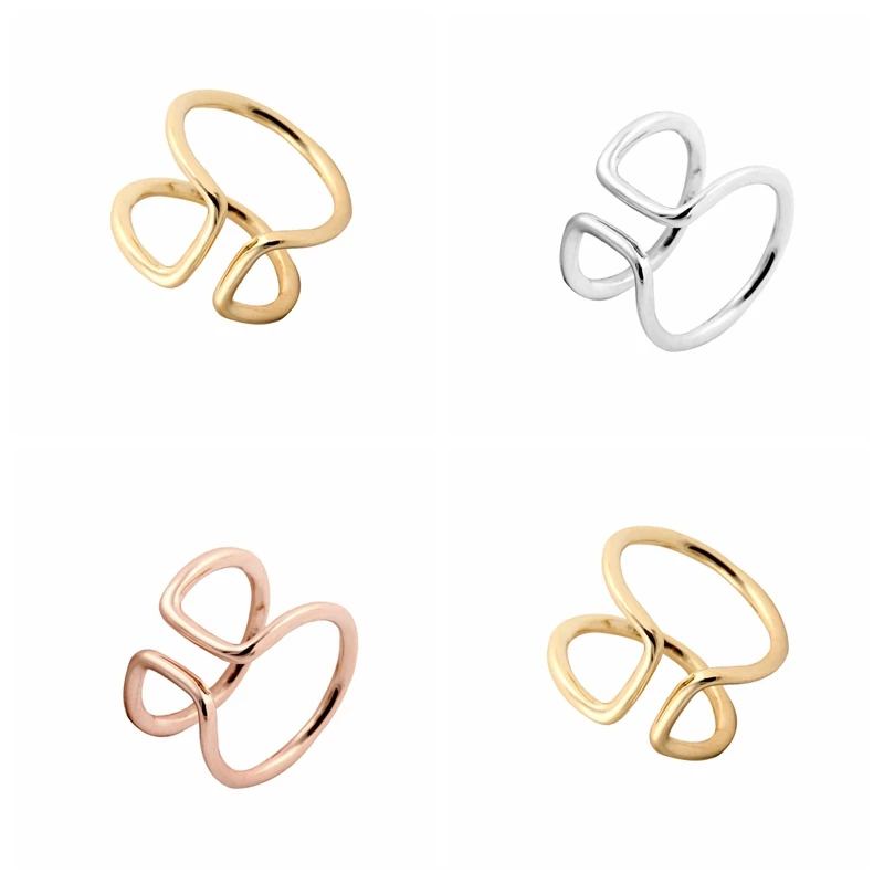 SMJEL New Annual Punk Geometric Double Line Cuff Rings for Women Wire Band Jewelry Encircle Rings Adjustable Cool Gifts R015
SMJEL New Annual Punk Geometric Double Line Cuff Rings for Women Wire Band Jewelry Encircle Rings Adjustable Cool Gifts R015