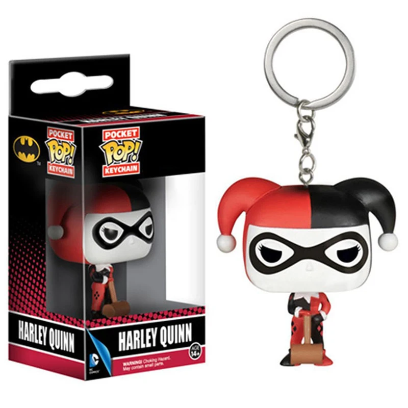 Funko Pop Pocket DC Suicide Squad Keychain Harley Quinn Batman Ver Action Figure Toys
Funko Pop Pocket DC Suicide Squad Keychain Harley Quinn Batman Ver Action Figure Toys