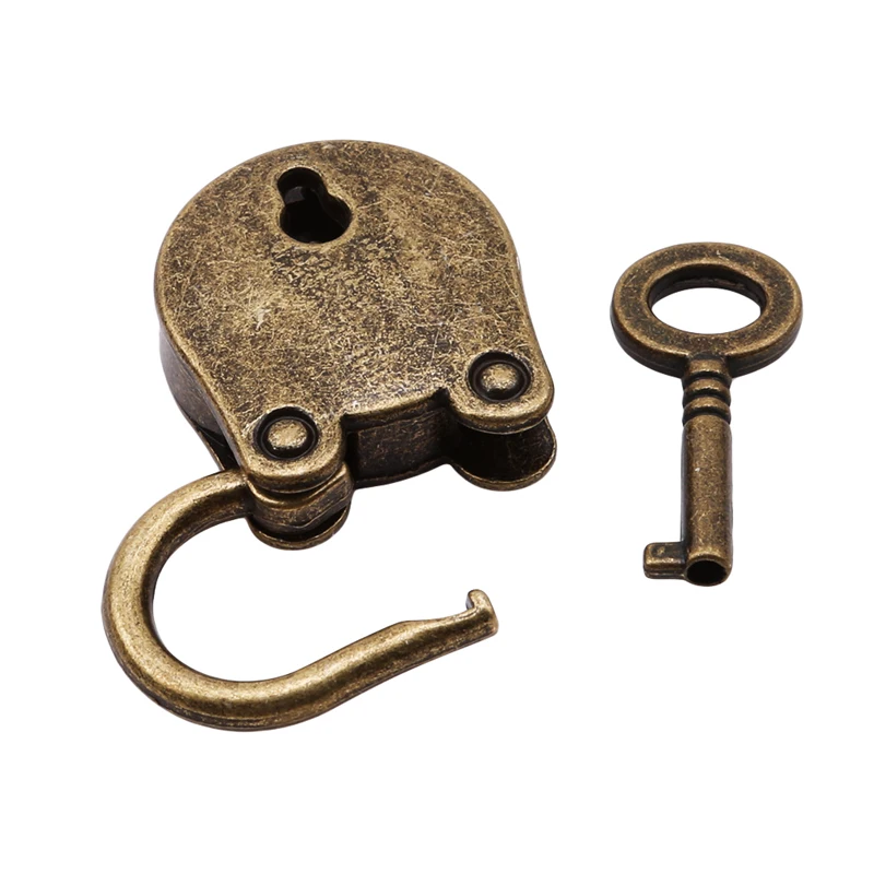 1Set Metal Old Vintage Style Mini Padlock Small Luggage Box Key Lock Bronze Color Home Usage Hardware Decoration
1Set Metal Old Vintage Style Mini Padlock Small Luggage Box Key Lock Bronze Color Home Usage Hardware Decoration