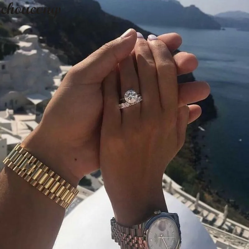 choucong Elegant Promise Ring Set 925 Sterling Silver 3ct 5A Zircon Cz Party Wedding Band Rings for women solitaire Jewelry Gift
choucong Elegant Promise Ring Set 925 Sterling Silver 3ct 5A Zircon Cz Party Wedding Band Rings for women solitaire Jewelry Gift