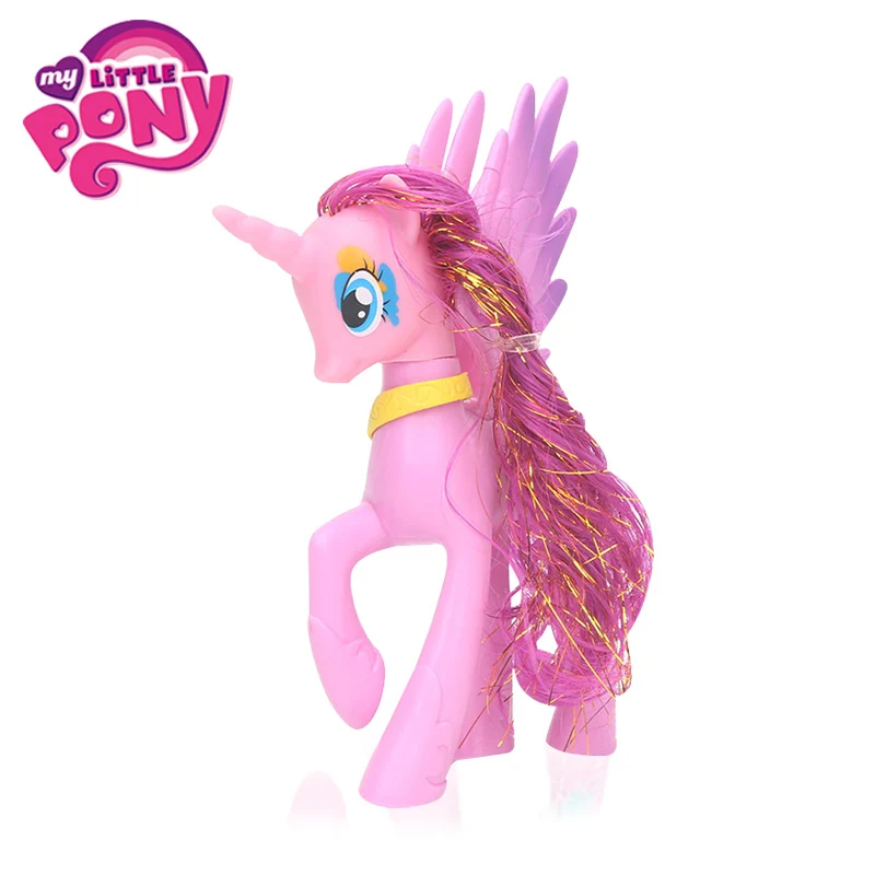14 см игрушки My Little Pony пони Принцесса Селестия Луна юбкой всех цветов радуги