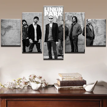 Fashion Canvas Painting Wall Art 5 Panel Linkin Park Rock Band Posters Modern Printing Pictures Modular Artwork Home Decor
Fashion Canvas Painting Wall Art 5 Panel Linkin Park Rock Band Posters Modern Printing Pictures Modular Artwork Home Decor