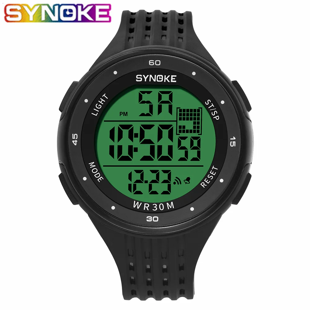 SYNOKE Men Digital Watch Clock 30M Waterproof Men Top Brand Army Sport Watches Outdoor Electronics Male Clock Relogio Masculino
SYNOKE Men Digital Watch Clock 30M Waterproof Men Top Brand Army Sport Watches Outdoor Electronics Male Clock Relogio Masculino