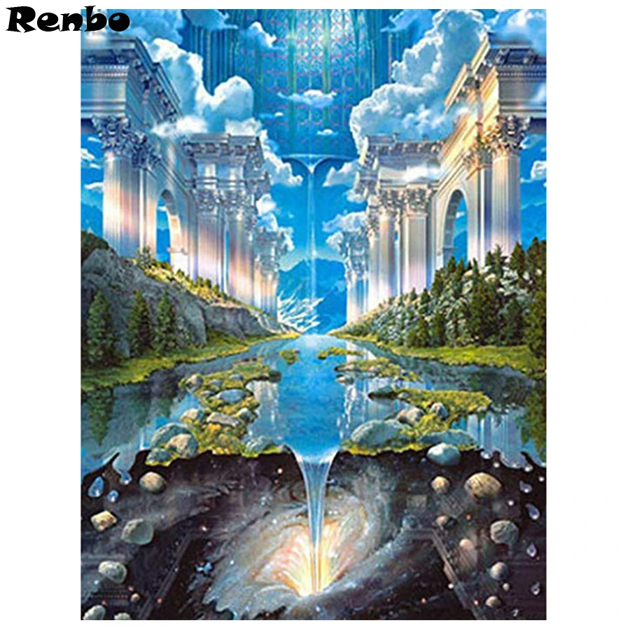 Full Drill square Diamond Painting Fantasy castle Diamond Mosaic Cross Stitch Diamond Embroidery scenery Picture of Rhinestones
Full Drill square Diamond Painting Fantasy castle Diamond Mosaic Cross Stitch Diamond Embroidery scenery Picture of Rhinestones