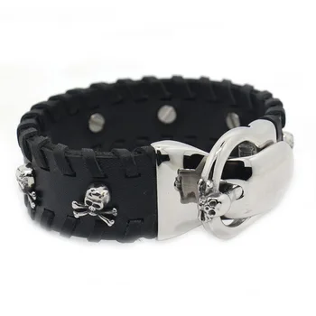 2018 New Stainless steel buckle Metal Bracelet Pirate Captain Chain Decoration Multilayer Fashion Cortex Skull Bracelets For Men
2018 New Stainless steel buckle Metal Bracelet Pirate Captain Chain Decoration Multilayer Fashion Cortex Skull Bracelets For Men