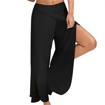 Fashion Hot Womens M-5XL Pants High Waist Wide Leg Culottes Long Trousers Casual Loose Pants Black White
Fashion Hot Womens M-5XL Pants High Waist Wide Leg Culottes Long Trousers Casual Loose Pants Black White