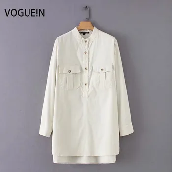 VOGUEIN New Womens White Corduroy Long Sleeve Long Pullover Blouse Shirt Top Wholesale
VOGUEIN New Womens White Corduroy Long Sleeve Long Pullover Blouse Shirt Top Wholesale