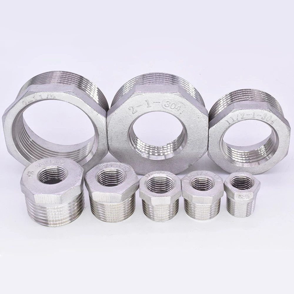 1/4" 3/8" 1/2" 3/4" 1" to 2" BSPT Bushing 304 Stainless Steel Pipe Fitting Water Gas Oil
1/4" 3/8" 1/2" 3/4" 1" to 2" BSPT Bushing 304 Stainless Steel Pipe Fitting Water Gas Oil