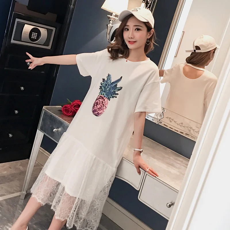 2019 summer new maternity dress print fashion lace stitching maternity dress lace stitching
2019 summer new maternity dress print fashion lace stitching maternity dress lace stitching