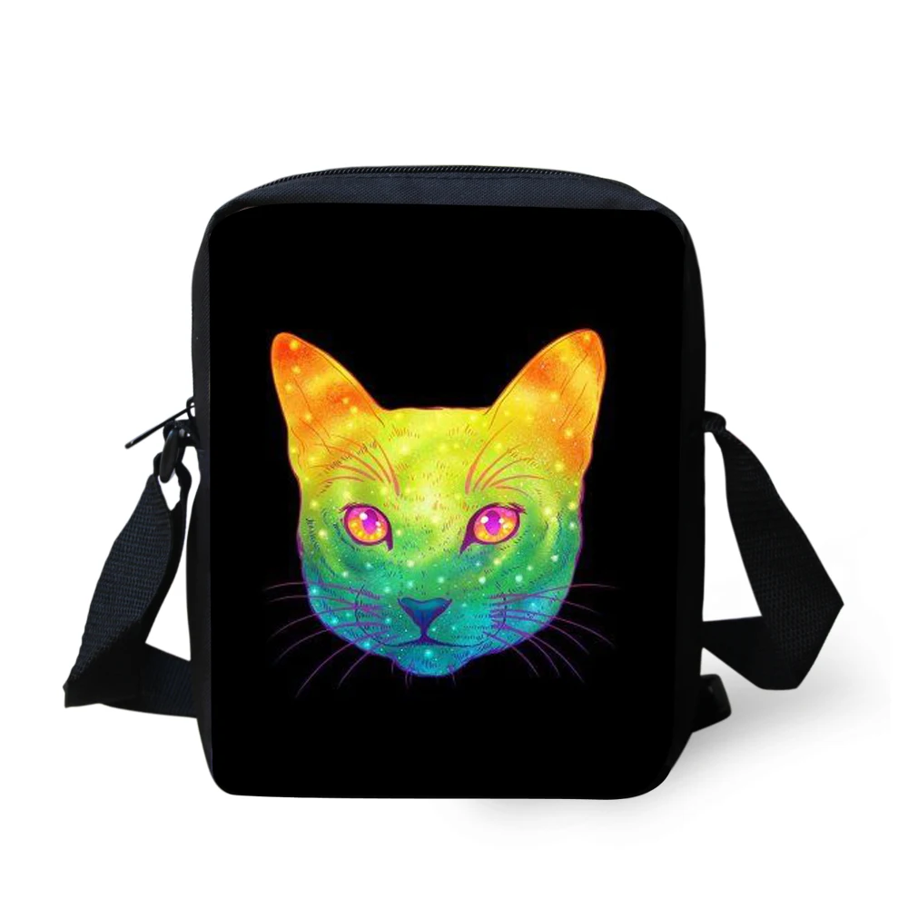 FORUDESIGNS Galaxy Cat Printed Crossbody Bag For Boys Girls Casual Small Messenger Bag Designer High Quality Women Travel Sac
FORUDESIGNS Galaxy Cat Printed Crossbody Bag For Boys Girls Casual Small Messenger Bag Designer High Quality Women Travel Sac