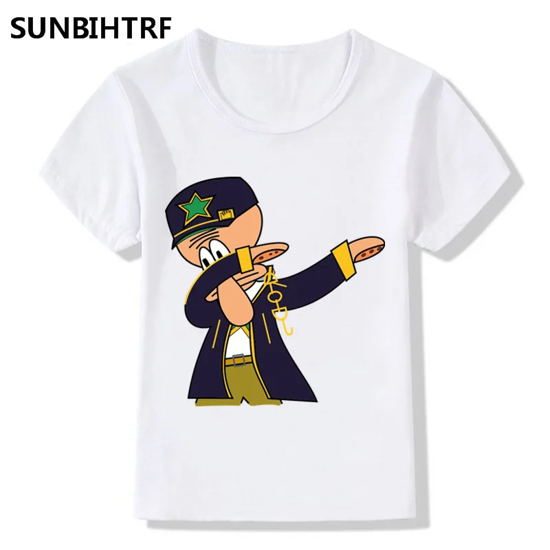 2018 Children Fashion Cartoon Dabbing Squidward Print T-shirt O-Neck Short Sleeve Summer Big Boy&Girl Casual Soft Baby Clothes
2018 Children Fashion Cartoon Dabbing Squidward Print T-shirt O-Neck Short Sleeve Summer Big Boy&Girl Casual Soft Baby Clothes