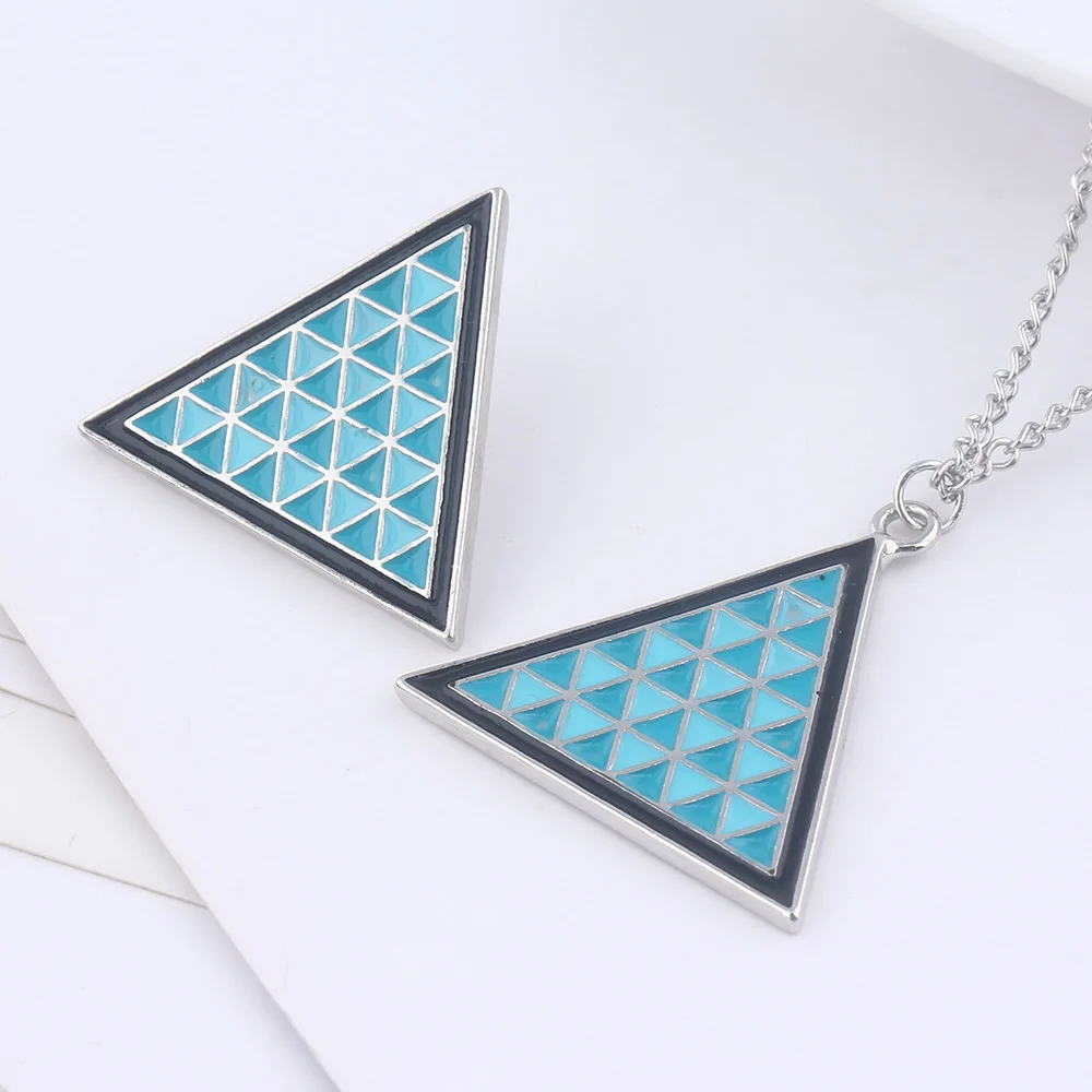 SG New Detroit Become Human Blue Triangle Necklaces Legend of ZeldaTriforce Hylian Shield Majora Keyring Broches Men Keyring
SG New Detroit Become Human Blue Triangle Necklaces Legend of ZeldaTriforce Hylian Shield Majora Keyring Broches Men Keyring