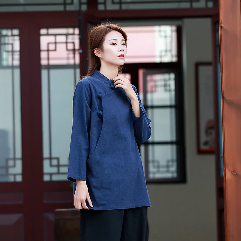 Long shirt female Chinese style women clothing blouse 2018 long kimono female ladies womens tops and blouses AA4266
Long shirt female Chinese style women clothing blouse 2018 long kimono female ladies womens tops and blouses AA4266