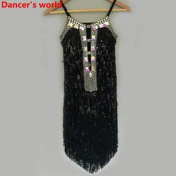 2017 Latin Dance Dress Women Harness Back Opening Salsa Samba Tango Ballroom Competition Costume Lady Practise/Competition Dance
2017 Latin Dance Dress Women Harness Back Opening Salsa Samba Tango Ballroom Competition Costume Lady Practise/Competition Dance