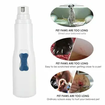 Electric Dog Nail Grinder Quiet Pet Nail Clippers Dog Cat Paws Nail Grooming Trimmer Tools Pet Supplies
Electric Dog Nail Grinder Quiet Pet Nail Clippers Dog Cat Paws Nail Grooming Trimmer Tools Pet Supplies