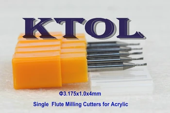 Imported 3.175*1.0*4mm One Flute Tungsten Carbide End Mill Set CNC Cutting Bits, CNC Milling Cutter Tools for Acrylic, PVC, Wood
Imported 3.175*1.0*4mm One Flute Tungsten Carbide End Mill Set CNC Cutting Bits, CNC Milling Cutter Tools for Acrylic, PVC, Wood