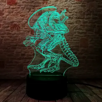 Alien Figure 3D Illusion LED Nightlight Colourful Glow Light Flashing Desk Decor Luminous Model Toys
Alien Figure 3D Illusion LED Nightlight Colourful Glow Light Flashing Desk Decor Luminous Model Toys