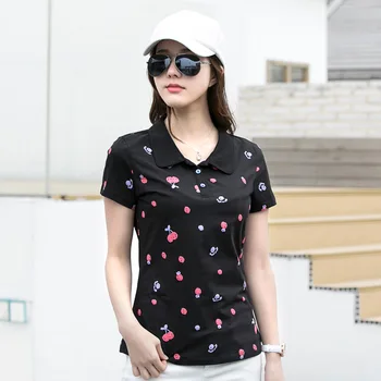 New Summer tops for women Print Turn-down Collar Skinny t shirt women tshirt women t-shirt woman tee shirt femme top tees shirts
New Summer tops for women Print Turn-down Collar Skinny t shirt women tshirt women t-shirt woman tee shirt femme top tees shirts