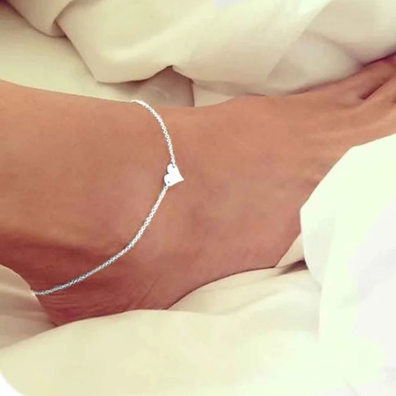 Heart Female Anklets Barefoot Crochet Sandals Foot Jewelry Leg New Anklets On Foot Ankle Bracelets For Women girl feet Chain
Heart Female Anklets Barefoot Crochet Sandals Foot Jewelry Leg New Anklets On Foot Ankle Bracelets For Women girl feet Chain