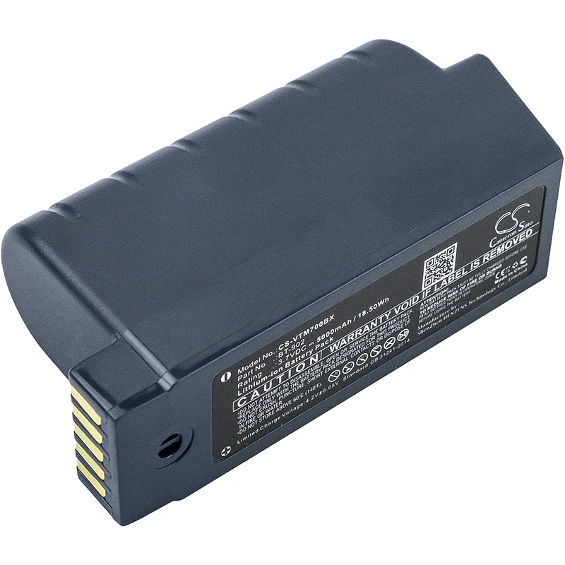 UPGRADE Cameron Sino Battery For Vocollect 730044,BT-902 BarCode, Scanner Battery Li-ion 5000mAh / 18.50Wh
UPGRADE Cameron Sino Battery For Vocollect 730044,BT-902 BarCode, Scanner Battery Li-ion 5000mAh / 18.50Wh