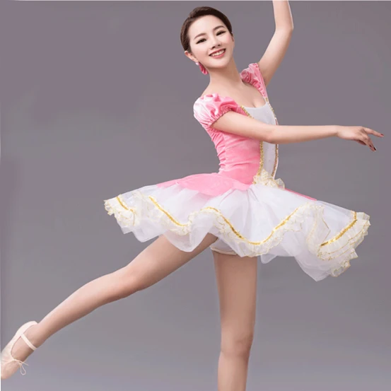 Фото New Arrival Adult Pink Classical Ballet Tutu For Competition Professional Tutus Pancake Tehearsal | Тематическая одежда и