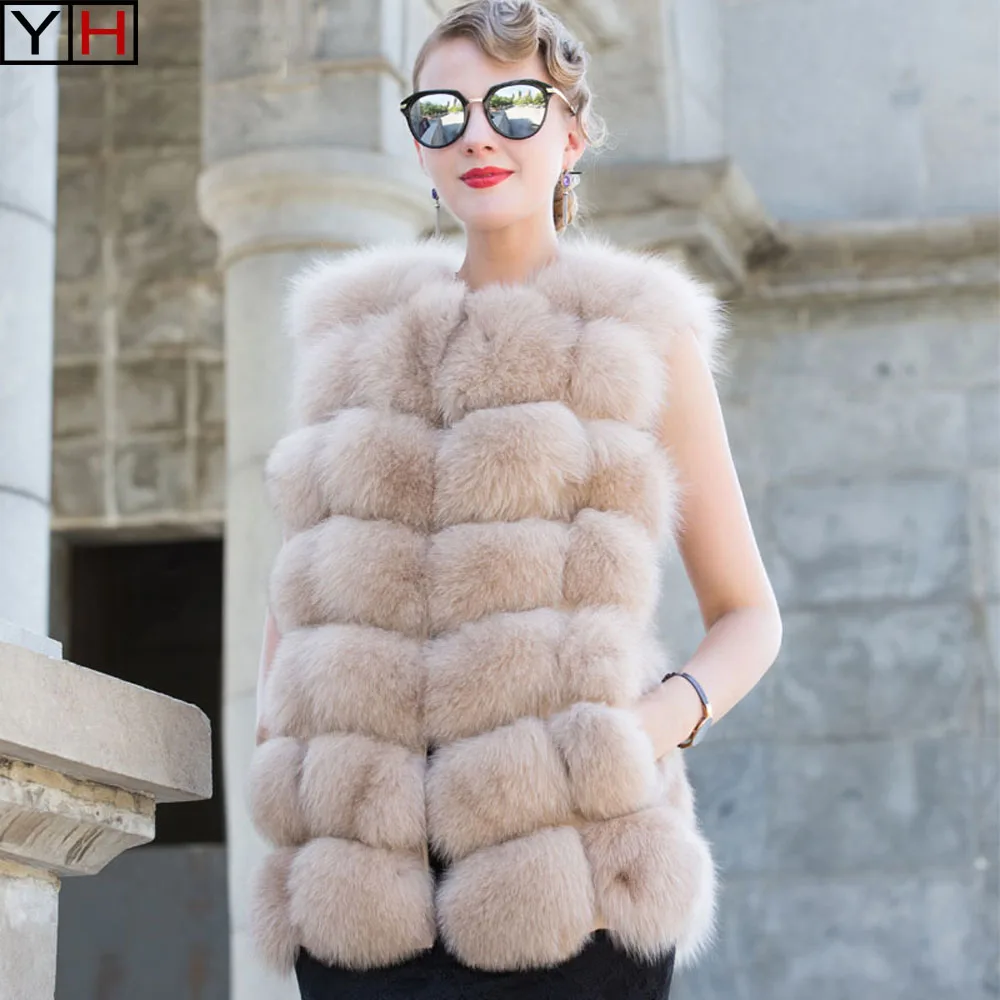 2018 Winter Women Real Fur Fashion Fox Fur Vest 100%Natural Fox Fur Coat Jacket Warm Fox Fur Waistcoat Free Shipping
2018 Winter Women Real Fur Fashion Fox Fur Vest 100%Natural Fox Fur Coat Jacket Warm Fox Fur Waistcoat Free Shipping