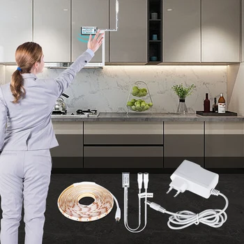 1M 2M 3M 4M 5M Hand Sweep Sensor LED Strip Waterproof 12V 2835SMD Motion Sensor Led Tape Ribbon DIY Cabinet Light Kitchen Lamp
1M 2M 3M 4M 5M Hand Sweep Sensor LED Strip Waterproof 12V 2835SMD Motion Sensor Led Tape Ribbon DIY Cabinet Light Kitchen Lamp