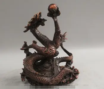 Free shipping S02920 8" Chinese Folk Feng Shui Bronze Zodiac Year Dragon Play Bead Statue Sculpture
Free shipping S02920 8" Chinese Folk Feng Shui Bronze Zodiac Year Dragon Play Bead Statue Sculpture