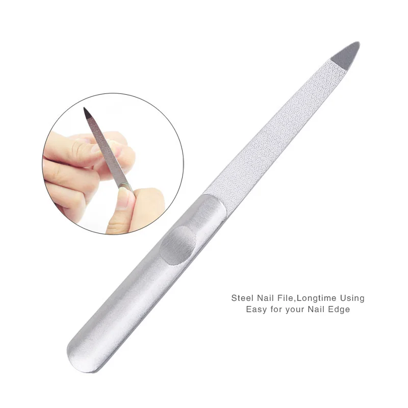 ELECOOL 1Pc Nail Art DIY Nail file Stainless Steel Cuticle Pusher Manicure Polishing Fix Strip Nail Care Polish Tools
ELECOOL 1Pc Nail Art DIY Nail file Stainless Steel Cuticle Pusher Manicure Polishing Fix Strip Nail Care Polish Tools