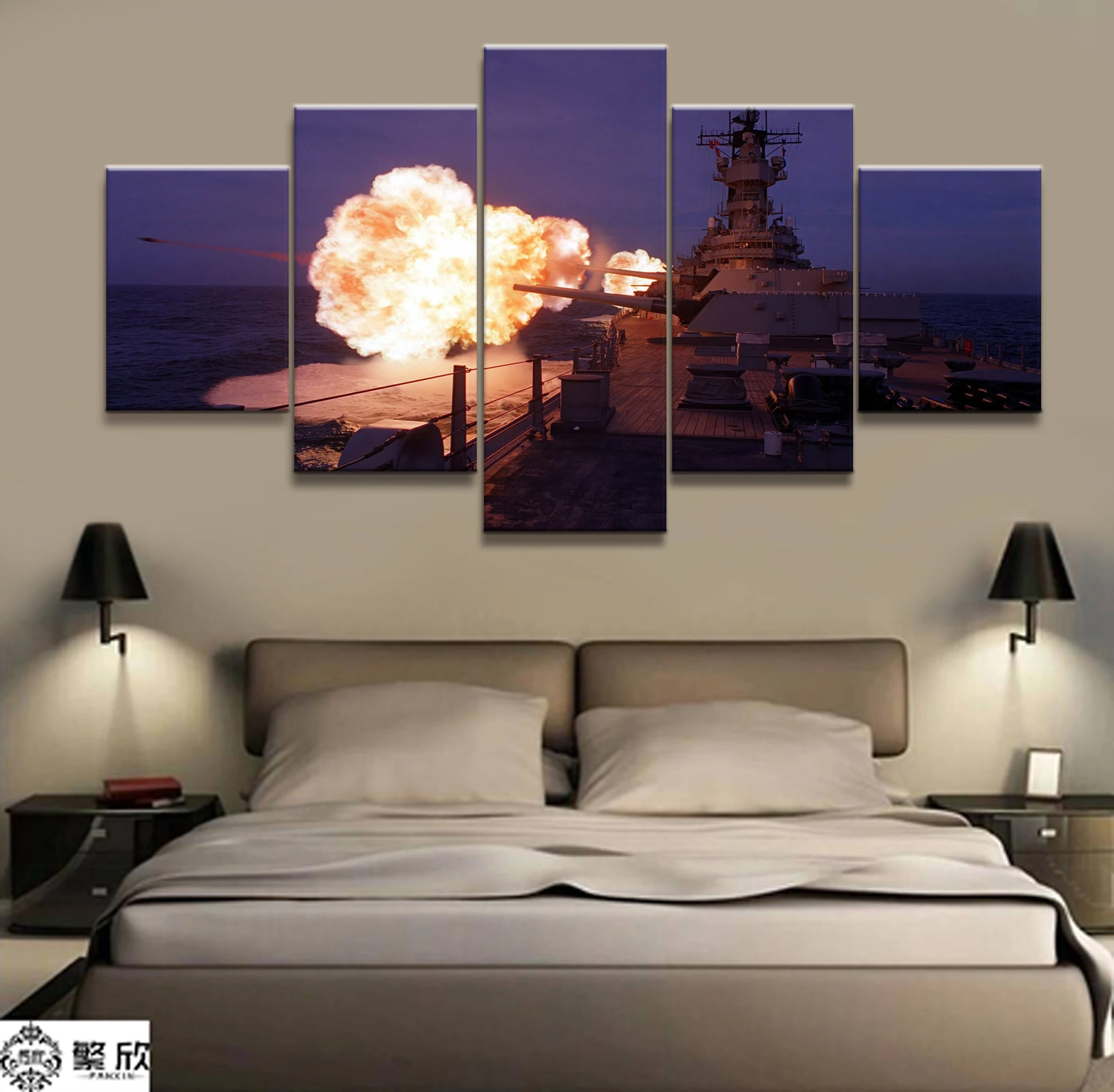 5 Panel Military USS Missouri Navy War Weapon Poster Printed Painting For Living Room Wall Art Decor Picture Artworks Poster
5 Panel Military USS Missouri Navy War Weapon Poster Printed Painting For Living Room Wall Art Decor Picture Artworks Poster