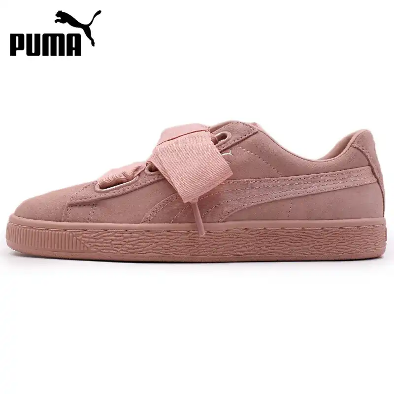 puma suede heart khaki