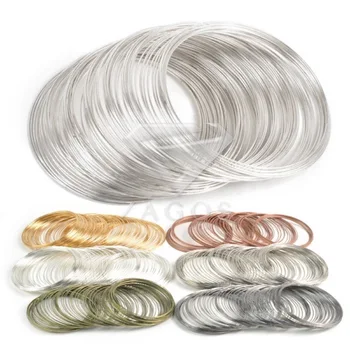 100 Loops 0.6mm Memory Beading Steel Wire For DIY Jewelry Findings Bangle Bracelet Making TL0031
100 Loops 0.6mm Memory Beading Steel Wire For DIY Jewelry Findings Bangle Bracelet Making TL0031