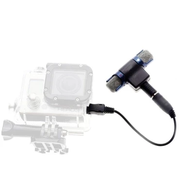 External Stereo Mic Microphone with 3.5mm to Mini USB Micro Adapter Cable For GoPro Hero 3 4 xiaoyi AEE Sporting Camera Mic
External Stereo Mic Microphone with 3.5mm to Mini USB Micro Adapter Cable For GoPro Hero 3 4 xiaoyi AEE Sporting Camera Mic