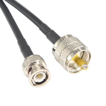 10 Pieces Low Loss Extension Cord BNC Male to UHF Male Crimp Extension RG58 Coaxial Cable
10 Pieces Low Loss Extension Cord BNC Male to UHF Male Crimp Extension RG58 Coaxial Cable