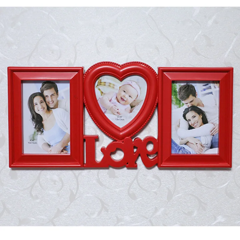 Hot Selling Newest Red Love Photo Frame 6 Inch Combination Heart Shape Conjoined Children's Image Wall Hanging Wall Studio
Hot Selling Newest Red Love Photo Frame 6 Inch Combination Heart Shape Conjoined Children's Image Wall Hanging Wall Studio