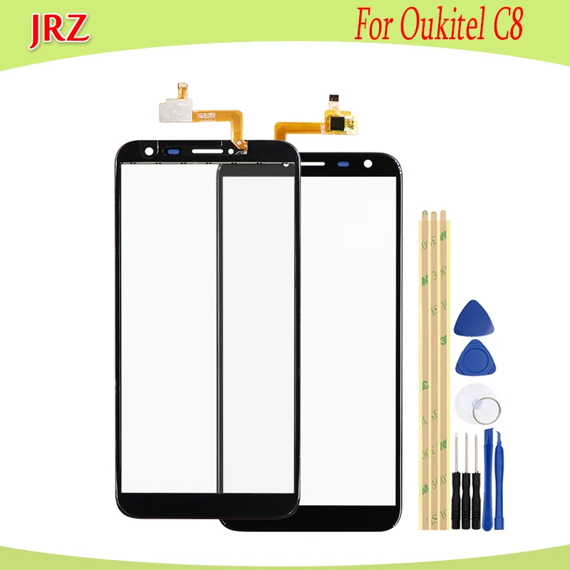 JRZ 5.5 inch Touch Screen Front Glass Lens For Oukitel C8 Touch Panel Sensor Digitizer Replacement For Oukitel C8 with Tools
JRZ 5.5 inch Touch Screen Front Glass Lens For Oukitel C8 Touch Panel Sensor Digitizer Replacement For Oukitel C8 with Tools