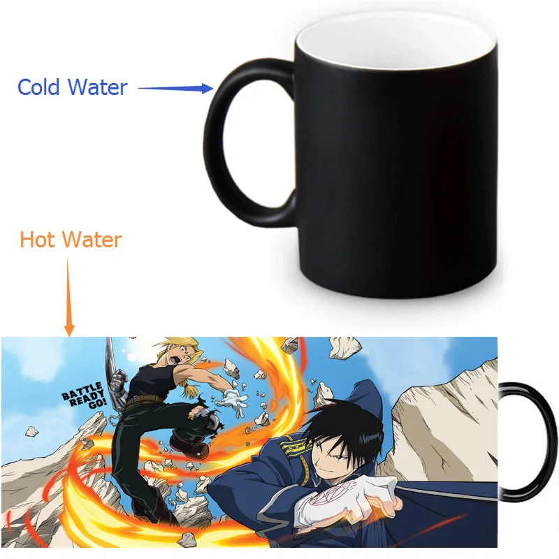 Fullmetal Alchemist Color Change Coffee Mug Sensitive Morphing Mugs Birthday Festival Gift Espresso Tea Milk Cups 350ml
Fullmetal Alchemist Color Change Coffee Mug Sensitive Morphing Mugs Birthday Festival Gift Espresso Tea Milk Cups 350ml