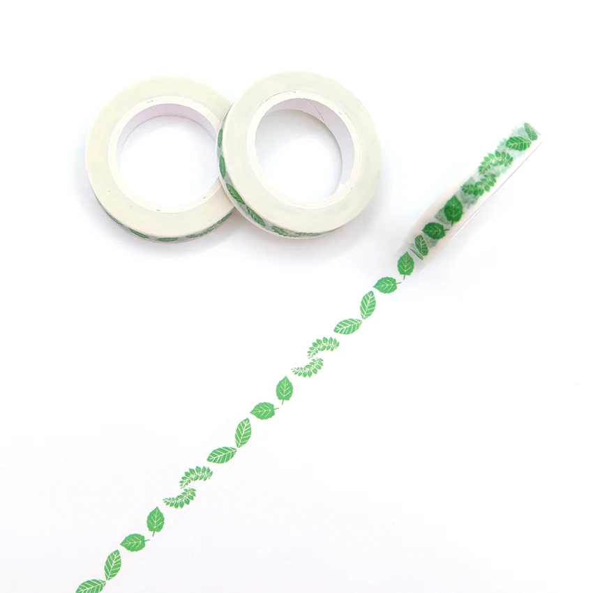 10m*8mm Creative Green Leaves Washi Tape High Sticky Masking Tape Office Supply Hand Tear Adhesive Paper Tape DIY Book Diary
10m*8mm Creative Green Leaves Washi Tape High Sticky Masking Tape Office Supply Hand Tear Adhesive Paper Tape DIY Book Diary