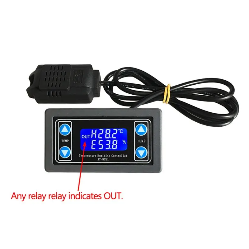 XY-WTH1 Digital Humidity & Temperature Controller Thermostat Hygrometer Regulator
XY-WTH1 Digital Humidity & Temperature Controller Thermostat Hygrometer Regulator